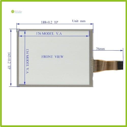 ZhiYuSun TR8-084F 18 188mm*143mm touch sensor NEW 8.4 inch 8line touch panel Sensor glass for Industrial application