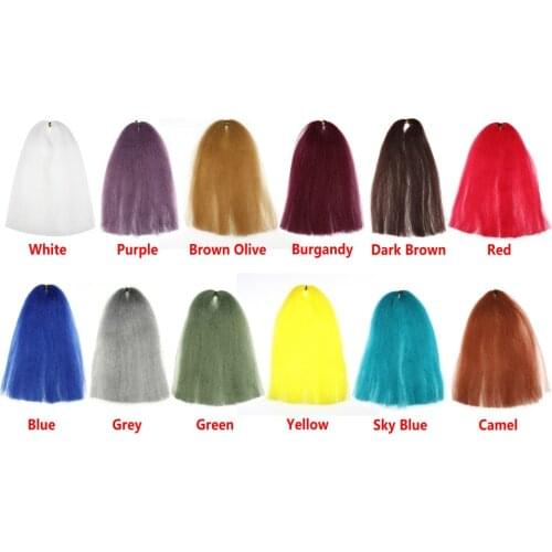 1pack Fly Tying Micro EP Minnow Fiber for Streamer Baitfish Pike Salmon Steelhead Fly Tying Jigging Lure Fishing Accessories