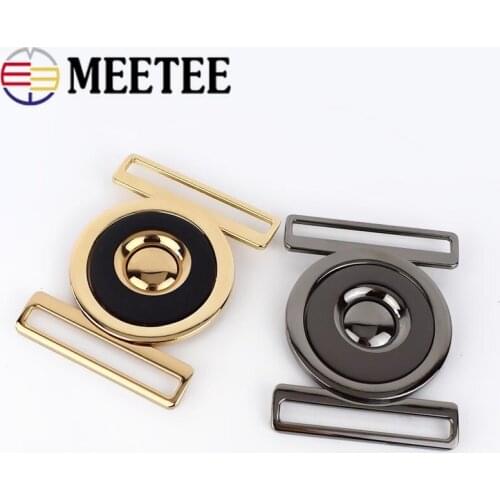 2/4pcs 50mm Fashion Metal Buttons for Belt Decoration Buckles DIY Crafts Women Coat Jacket Hasp Garment Sewing Accessories BD392