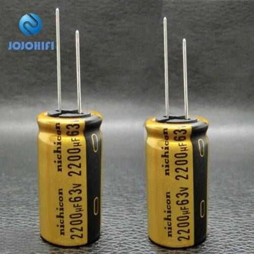 2pcs-20pcs FW 63V/2200uF 18x35.5mm Pitch 7.5 mm 85 ℃ 2200uf 63V Fever HIFI Audio Capacitor Electrolytic Capacitors