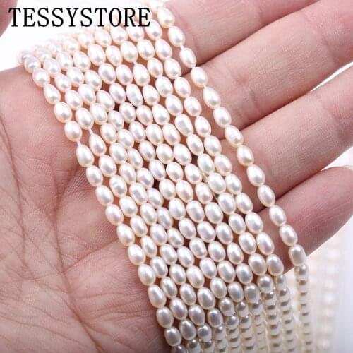 70pcs High Quality Natural Freshwater Pearls Oval Shape Straight Hole Loose Beads for Jewelry Making DIY Necklace Accessories