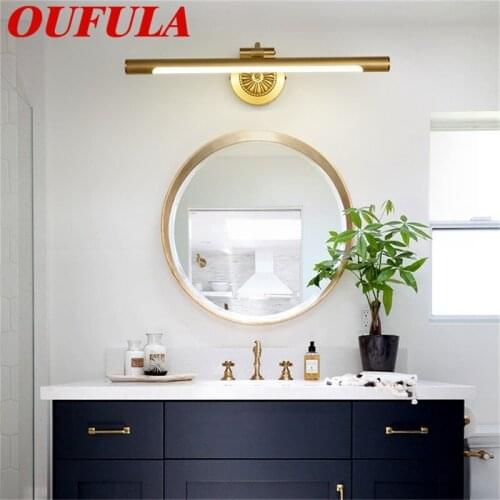 86LIGHT Modern Wall Lamps Copper Mirror light Creative Indoor Decorative For Home Bathroom Bedroom Hotel