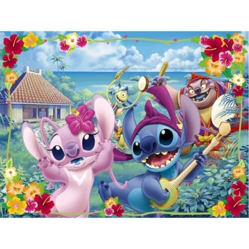 Anime animals diamond painting cartoon stitch rhinestone embroidery picture diamond dotz kids toys mosaic art wall sticker decor
