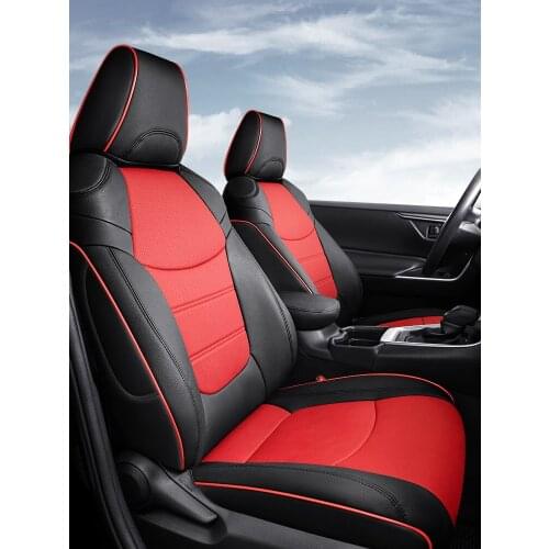 AutoDecorun Custom Fit PVC Leather Seat Cover for Jeep Renegade Car Seat Cushion Cover Set 2018 2019 2017 Same Style As Original