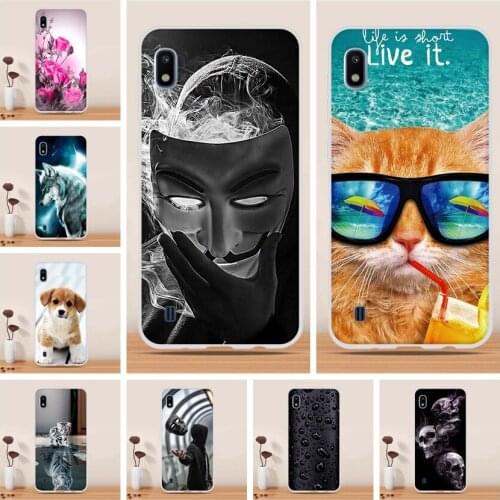 For Samsung A10 Case 2019 TPU Cat Funda For Samsung Galaxy A10 Case Silicon Capa Back Cover Coque For Samsung A10 Phone Case