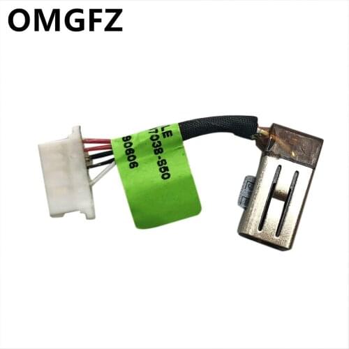 FOR HP Probook X360 11 G3 EE DC Power Jack w/ Cable Connector Plug L37038-S50/For HP Envy 13m-bd0023dx L37038-Y50