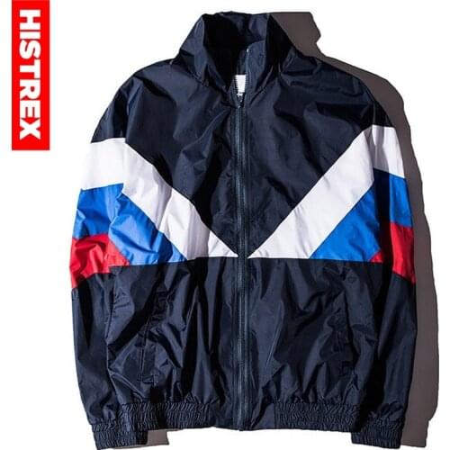 HISTREX Russian 2021 Jacket Men High Quality Russia Flag Famous Designer Nylon Windbreaker Reggae Navy Green Patchwork Coats
