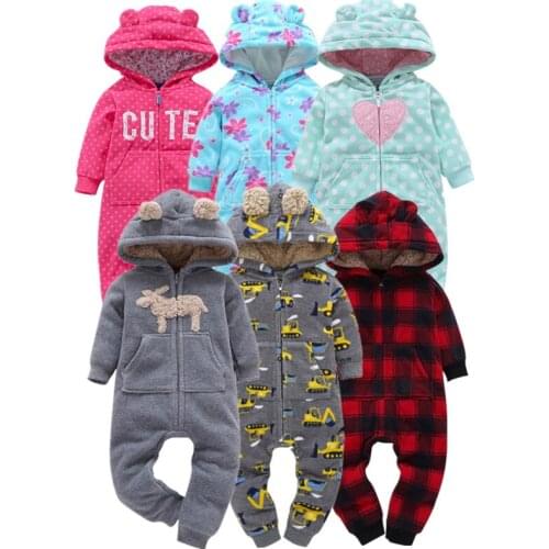 Seartist Newborn Hooded Jumpsuit Toddler Autumn Winter Clothes Bebes Zipper Hoodies Romper for Boys Baby Boy Girl Clothes 53
