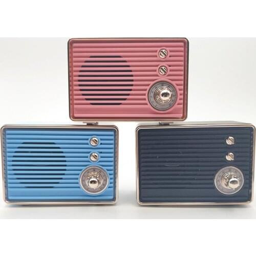 M10 Speaker Bluetooth 4.2 Rechargeable Vintage Wireless Sound Box for Home