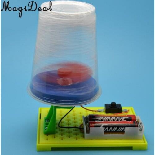 MAgiDeal 1Set Kids DIY Electric Electrostatic Snow Model Kit Physics Science Experimental Educational Toy