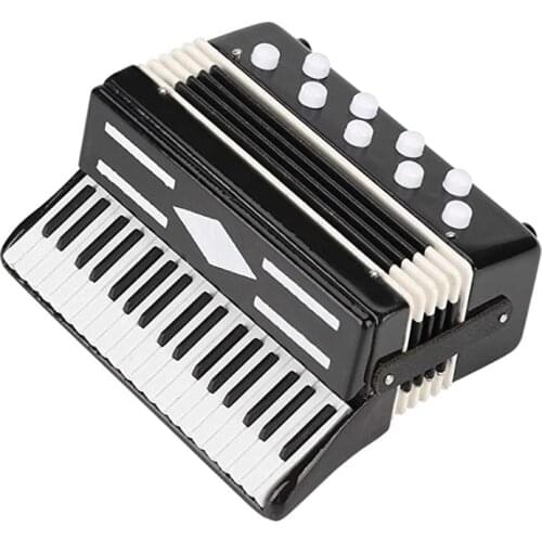 Miniature Accordion Mini Musical Instrument Accordion Exquisite Musical Instruments Holiday Decoration Music Gifts