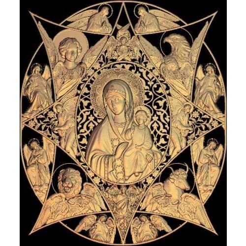 3D STL Model for CNC Router Engraver Carving Machine Relief Artcam aspire M11