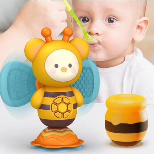 Musical Toy With Suction Cup High Chair Interactive Toy For Baby Baby Feeding Dinner Chair Early Education Toy