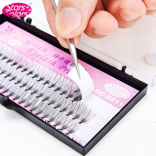 Genuine Brand Individual False Eyelashes Extension Natural Long Mink Eyelashes Makeup Beauty C Curl