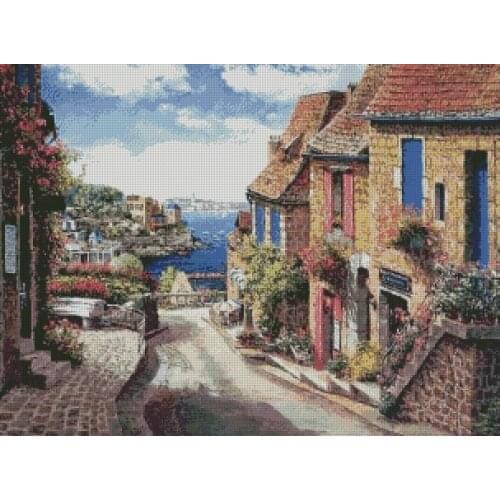 Top new Embroidery Counted Cross Stitch Kits Needlework - Crafts 14 ct DMC Color DIY Arts Handmade Decor City