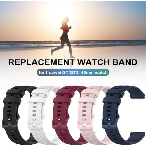 Replacement Watch Band For Huawei GT/GT2 46MM Smart Watch Quick Release Watchband Adjustable Sports Strap Watch Accessories