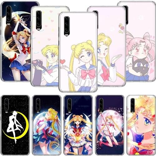 Pretty Anime Girls Phone Case For Huawei P30 P40 P20 P10 Mate 20 10 30 Lite Pro P Smart Z Plus Printing Cover Coque Shell