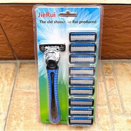 Safety Manual shaver Machine Replacement Heads Straight Blade Shaving Machine For Men 6 Layers Of Shaving Sheet