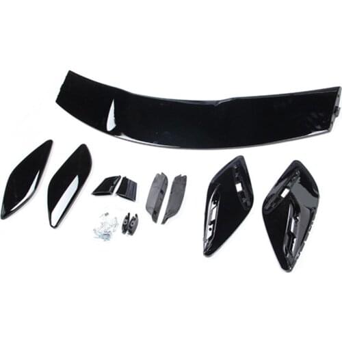 Carbon Fiber/ABS Plastic Rear Trunk Spoiler For Mercedes-Benz W177 A-Class 2019 Hatchback Glossy Black