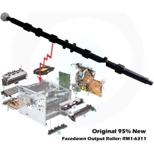 Original 95% New For HP LaserJet P3015 M521 M525 Face Down Delivery Roller Assembly RM1-6311-000CN RM1-6311