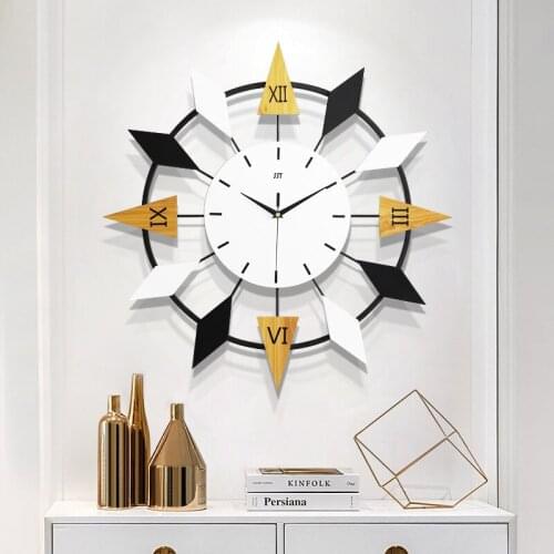 Style fashion clock wall clock living room creative modern home decoration design quartz digital wall clock