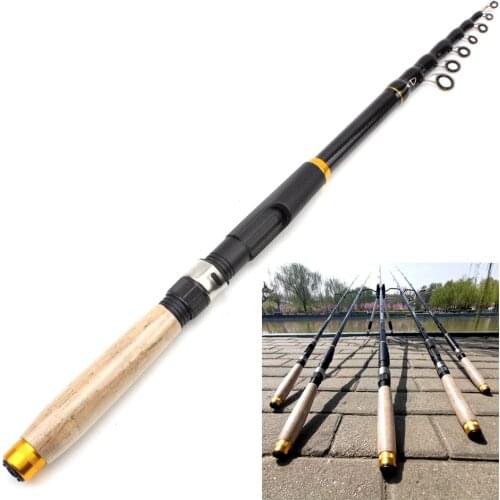 Multifunction 1.8-3.6m Superhard Hand Telescopic Fishing Rod Carp Lure Sea Spinning Carbon Fishing Rod Fishing Tackle Pesca