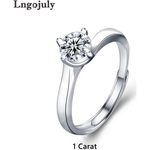 Brand New 925 Sterling Silver Ring Diamond Jewelry Moissanite Ring Wedding Party Anniversary Ring For Women Luxury Jewelry Gifts