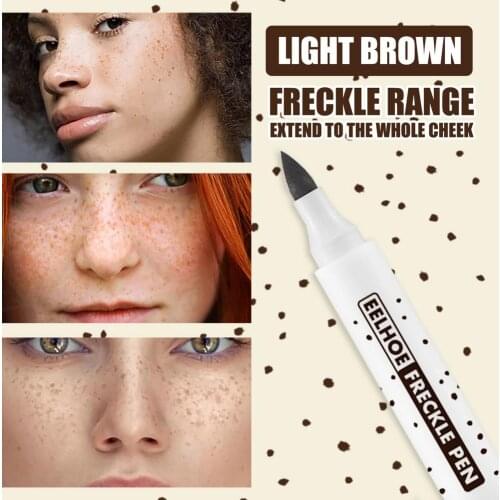 1 Pcs Faux Freckles Makeup Pen Freckle Tint Lifelike Make up Kit for Sunkissed or cute elk makeup Long Lasting Sweat-proof