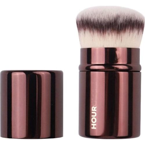 1 piece Retractable Foundation Makeup brushes Portable small Liquid Foundation Make up brush Pro Cosmetic tool metal handle