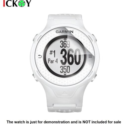 3pcs Anti-Scratch Ultra HD Premium Shield Film LCD Screen Protector for Smart Wristband Garmin Approach S4 (Ultra Clear)