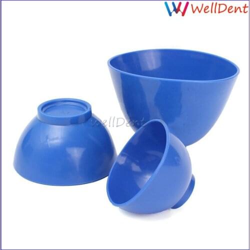 3pcsdental Nonstick Impression Alginate Bowls Flexible Mixing Rubber Medical Dental Instrument
