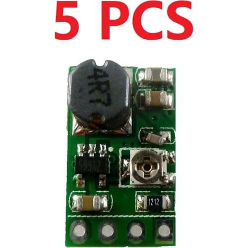 5 PCS FP6161 1.2A 2.5-5.5V to 0.6-5V Adjustable DC DC Converter Buck Module Synchronous Step-Down Regulator