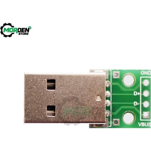 5pcs Micro Mini USB A Male USB 2.0 3.0 AUSB B Connector Interface to 2.54mm DIP PCB Converter Adapter Breakout Board Dropship