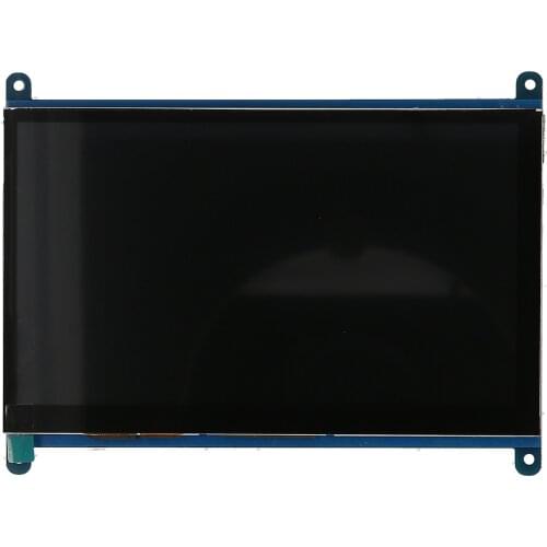 7in Capacitive Touch Screen HD Multi-media Interface Monitor 1024x600 LCD Display for Raspberry Pi 4B Car Electronics