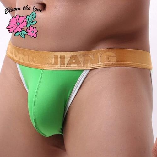 [Bloom the love] Brand New Sexy Silk Brief Men Underwear Mens Briefs Cuecas Masculina Homme Man Boxershorts Gay Size S-XL C08LJ