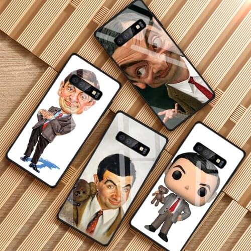 Mr. Bean Tempered Glass Phone Case For Samsung Galaxy S8 S9 S10 S20 PLUS J6 J8 2018 NOTE 8 9 10 Cover Shell