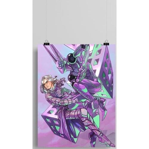 Funny Valentine D4C STEEL BALL RUN SBR Canvas poster Painting wall Art decor Living room Bedroom Study Home Decoration Prints