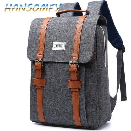 Men Women Canvas Backpacks School Bags for Teenagers Boys Girls Large Capacity Laptop Backpack Fashion Men Backpack MA-08