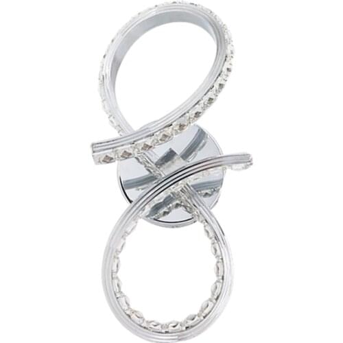 Crystal led wall light indoor illumination decorate led wall lamp for home room hotel ceiling