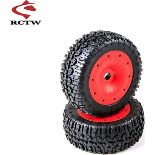 Off-road or Gravel Wheel Tyres Assembly Set for 1/5 LOSI 5IVE-T ROFUN ROVAN LT KM X2 BAJA 4WD SLT Truck Spare Toys Upgrade Parts