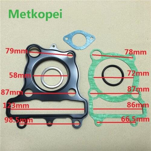 Scooter SRZ150 SRV150 JYM150 cylinder block gasket for Yamaha 150cc SRZ SRV JYM 150 engine seal spare parts