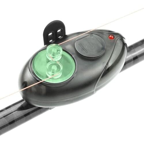 Fishing Fish Bite Alarm Electronic Buzzer on Fishing Rod with Loud Siren Daytime Night Indicator With Battery For Fishing