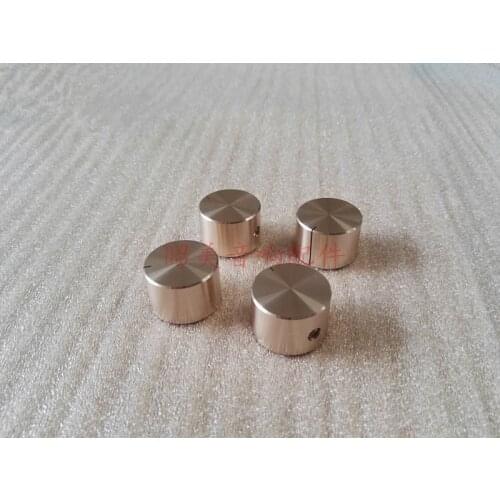Silver / Gold Diameter 22mm height 15mm Full aluminum solid knob HIFI audio Amplifier volume knob Potentiometer knob