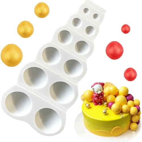 Silica Gel Cake Ice Cubes Gelatine Baking Candy Molds Food Grade Diy Baking Supplies Kitchen Utensil For Xmas Party Cake Molds