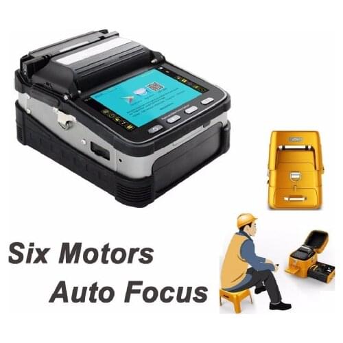 High Proformance AI-7C Fusion Splicer Automatic FTTH Fiber Optic Welding Splicing Machine Free Shipping by Fedex