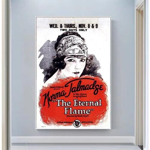 V0975 The Eternal Flame Vintage Classic Movie Wall Silk Cloth HD Poster Art Home Decoration Gift
