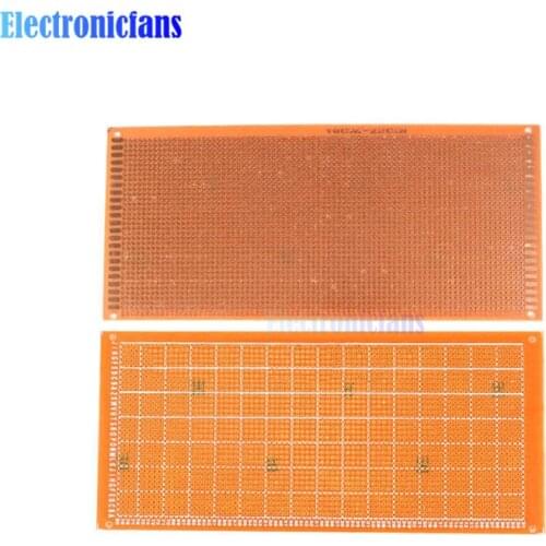 10x22cm DIY Bakelite Plate Paper Prototype PCB Breadboard Universal Experiment Matrix Board Single Sided Sheet Copper 10*22CM