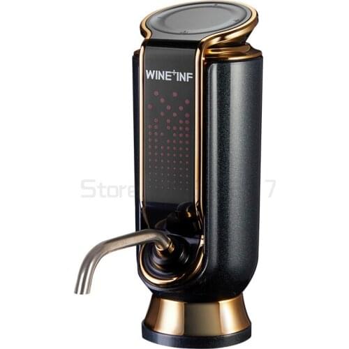 Automatic Wine Decanter USB Electric Quick Wine Aerator Adjustable Wine Output USB Charge Wine Decanter Fresh-keeping 10 days