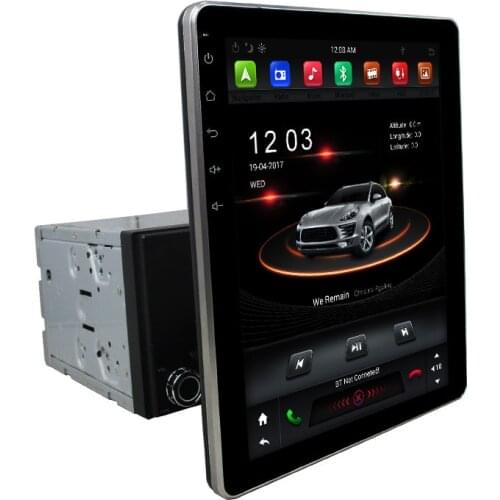 Android 9.0 9.7inch manual rotating screen universal tesla style up/down adjust the angle 1024*768 IPS Screen Car Gps navigation