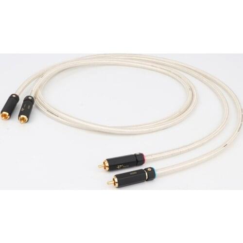 HIFI QED Signature Version Stereo Pair RCA Cable High-Performance Premium Hi-Fi Audio RCA Interconnect Cable